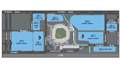 tropicana field prepaid parking.